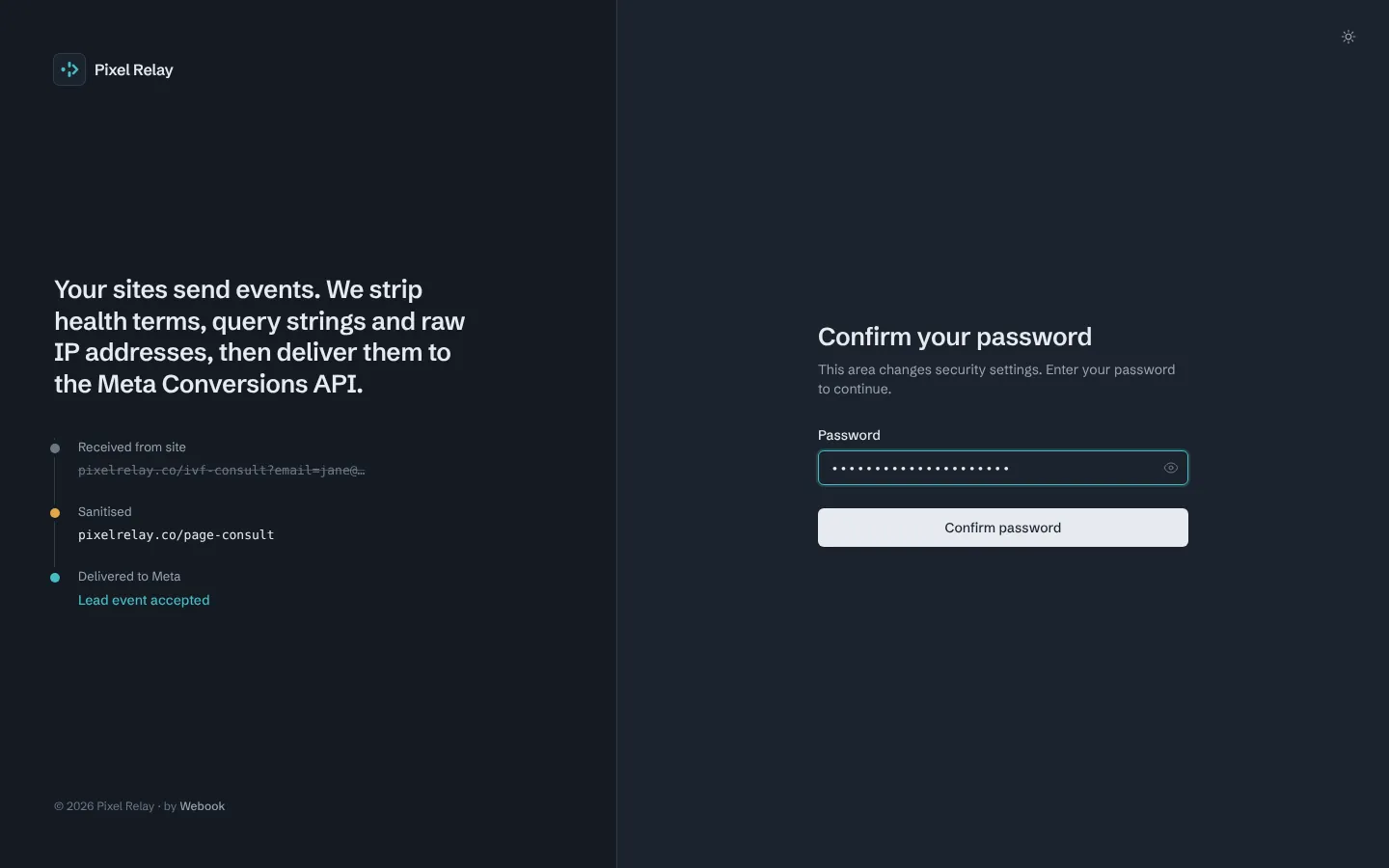 Step 3: Click Confirm.